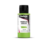 Createx Vallejo Peinture acrylique Premium Color verte fluorescente aérographe - résistance élevée
