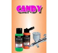 Vallejo Premium Vernis Acrylique À Airbrush Candy Jaune Foncé 60ml 62072