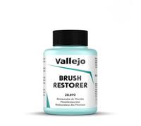 Vallejo Restaurateur de Pinceaux Incolore 85 ML - Nettoyage et Entretien des pinceaux - Idéal pour Artistes et hobbyistes - Série