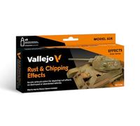 Createx Vallejo Peinture acrylique Effets d'oxydation et vieillissement – 8 x 18 ml pour aérographe
