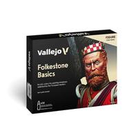 Vallejo Set de Peinture Acrylique Model Color - 16 Couleurs Mate 18 Ml avec Cuentagotas et Carte de Couleurs pour Modélisme et Dioramas