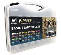 Vallejo Starter Set 80260 40x 8ml WizKids Premium Couleurs Airbrush Miniatures Fantaisie