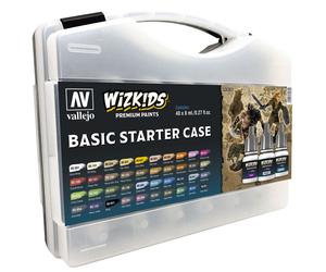 Vallejo Starter Set 80260 40x 8ml WizKids Premium Couleurs Airbrush Miniatures Fantaisie