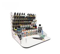 Vallejo Station de travail avec rangement vertical, multicolore, 17 ml