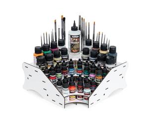 Vallejo Support de Peinture Exposant AV Module d'Angle 270 x 270 x 110 mm pour Peintures et Accessoires Modélisme