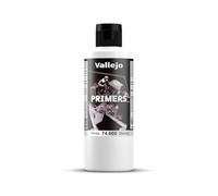 Vallejo Surface Primer Acrylique Blanc 200 ml. Apprêt Mat Séchage Rapide et Haute Adhérence pour Aérographe, Figurines et Maquettes.