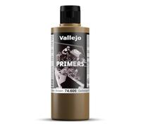 Vallejo Surface Primer Couleur Apprêt Acrylique Couleur Gelbbraun RAL8000 200 ml. Apprêt Finition Mate à Séchage Rapide et Grande Adhérence pour Aérographe, pour Figurines et Maquettes.