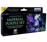 Vallejo VAL74104 Lot de 8 couleurs pour modèles et miniatures Violet 17 ml