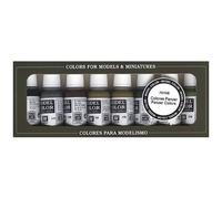 Vallejo Val899 Peinture Model Color Panzer Couleurs De Peinture Acrylique Couleurs Assorties (Lot De 8)-Générique