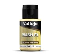 Vallejo Wash FX Peinture Acrylique Desert Dust pour Effets de Ombres et Lumières, 35 ml, Idéal pour Modélisme et Figurines.