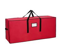 VALORCASA Sattiyrch Sac de rangement pour sapin de Noël - Tissu Oxford 600D très résistant jusqu'à 15,2 cm - Arbres artificiels démontés - 114,3 x 38,1 x 50,8 cm (M)