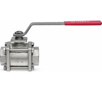 Valpres Ind-Kugelh.voDG 1.4408 BR71 DN25 PN40 3 pièces TA-Luft Atex vapeur + 160 °C raccord, 1 pièce.