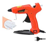 ValueMax Pistolet à Colle Chaude 30W avec 20 Bâtons de Colle 7x100 mm | Pistolet à Colle Electrique de Chauffage Rapide, Anti Ecoulement pour Réparation, Artisanat, DIY
