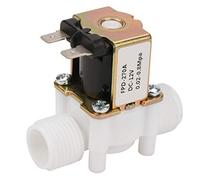 Valve, 12V G1/2 inch NC solenoid valve Solenoid Water Valve G1/2 "NC valve solénoïde en plastique pour l'arrivée d'eau électrique pour l'évacuation de l'eau