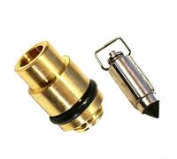 Valve à aiguille et siège pour carburateur Mikuni Super BN - Régulation améliorée du carburant - Construction en métal - Installation facile - Compatible avec la pièce OEM 786-35015 pour 38-46 mm Wate