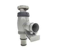 Valve à piston pour piscine hors-sol, pièces de rechange avec valve marche/arrêt - Accessoire de piscine pour adaptateur de tuyau Intex et support de tuyau de piscine - Vanne d'arrêt pour piscine hors