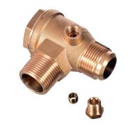 TC TECHNIC Clapet anti-retour 3/4 x 3/4 (26 mm x 26 mm) Compresseur d'air en laiton Valve Connecteur outil Compresseur d'air ŕ connecter