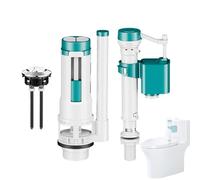 Valve Chasse D'Eau - Ensemble Pièces WC Réglable Et Portable, Kit De Remplacement Complet Pour Robinet | Installation Facile Et Durable | Pour Salle De Bain Plomberie Résidentielle
