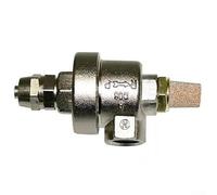 Valve d'air en métal pour machines à changement de pneu avec grand cylindre et libération rapide adaptée pour filetage de 12 à 5 mm de diamètre utilisé en unité