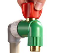 Valve d'angle de passage sortie robuste haute performance à l'épreuve de | Vanne d'arrêt pour salle de bain pour systèmes de plomberie dans la salle de bain, la cuisine et le chauffe-eau
