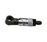 Valve d'arrêt de carburant en alliage d'aluminium conçue pour une durabilité à long terme et une performance d'étanchéité constante dans des conditions de conduite (argenté)
