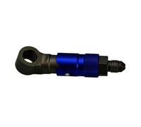 Valve d'arrêt de carburant en alliage d'aluminium pour moto conçue pour une durabilité à long terme et une performance d'étanchéité constante dans des conditions de conduite (bleu)