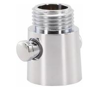 Valve d'arrêt de commutateur commande pomme douche en ABS | Scénario d'utilisation multicolore : douche, pulvérisateur à main, robinet, baignoire, bidet.(Silver)