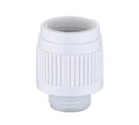 Valve d'arrêt de pomme douche en plastique | Multicolore 40x22mm : douchette à main, robinet de salle de bain, baignoire, bidet, pulvérisateur(White)