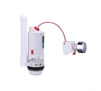Valve de chasse d'eau à pression pour chasse d'eau de 2 pouces, valve double flush avec tuyau de trop-plein réglable, mécanisme de chasse d'eau ABS pièce de rechange pour toilettes