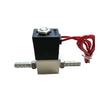 Valve de compresseur 6,35 mm normalement fermée en aluminium - Électrovannes pneumatiques - Tension 12 V 24 V 110 V 220 V - Pour air, eau, huile - Tuyau de 8 mm