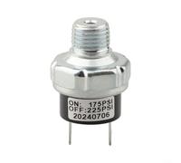 Valve de contrôle de pression fiable 12 V 24 V CC 175-225 PSI pour systèmes de compresseur d'air industriel