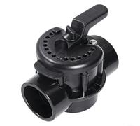 Valve de dérivation 2 voies en PVC de 3,8 cm pour Pentair 263038 4724 4716 - Partie de piscine en nylon PA rempli de verre avec poignée en polycarbonate - Raccord de plomberie sans fuite - Contrôle