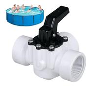 Valve de dérivation à 3 voies - Connecteur adaptateur de tuyau de valve de dérivation de piscine - Assemblage de rechange à 3 ports pour spa, source chaude, jardin, cour