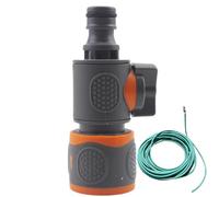 Valve de fermeture pour tuyau adaptateur rapide de tuyau pour robinet | Valve pour connecteurs de tuyau pour jardin, patio, agriculture, irrigation extérieure et champ