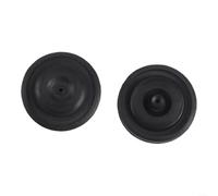 Valve de remplissage de toilettes Joint de membrane en caoutchouc pour Fluidmaster 242/400/747 Pièce de rechange 83143 Étanche Durable Installation Facile Noir (2PCS)
