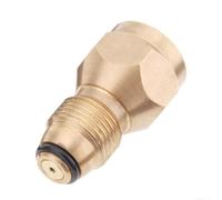 Valve de sécurité LP Outil de recharge de gaz pour bouteilles de 0,5 kg | Construction en laiton massif, résistant à la rouille, convient pour les réservoirs Coleman de 0,5 kg, installation rapide