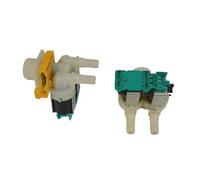 Valve D'entrée D'eau Compatible Avec Les Laveuses Bosch Siemens | Convient aux chargeurs frontaux Bosch/Siemens. 2 voies 180° 220-240V. Contrôle le débit d’eau. 1 pièce.