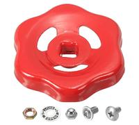 Valve en fonte, rouge, de remplacement, dimensions 7x7 mm