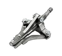 Valve Extractor, Nipple Remover, Serrated Three Jaw Grip, Drill Adapter for | Fitting Remover and Thread Puller Handle Damaged Valves Rusted Pipes Faucet Repairs Kitchen Plumbing and Bathroom Maintenance