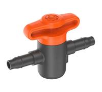 Valve Gardena 13217-20 pour système eau froide Installation simplifiée Noir Orange