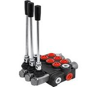 Valve hydraulique directionnelle VEVOR - 3 Bobines - Double effet - 11 GPM - Pour Tracteurs