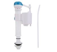 Valves de chasse d'eau bouton poussoir bouton de remplissage citerne de toilette chasse d'eau bouton poussoir pour réservoirs de toilette citerne siphon salle de bains bleu + blanc G1 / 2(Plastic)