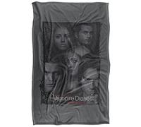 Vampire Diaries So Here We are Plaid Ultra Doux au Toucher Soyeux - 91 x 147 cm