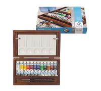 VAN GOGH Aquarelle Coffret Bois 12 Tubes 10 ml