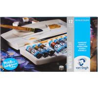 Van Gogh coffret plastique aquarelle spéciale | 12 x 10 ml tube