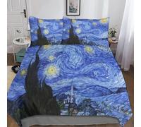 Van Gogh Housse De Couette Parure De Lit De Art Ensemble De Literie Imprim¿¿ D Taie D'oreiller Linge De Lit Housses De Couettes Microfibre Pour Enfant