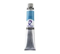 Van Gogh Oil Colour - Bleu céruléum phtalo 535 - Tube de 60 ml - Haute pigmentation - Qualité artiste - Peinture opaque et durable - Résistance à la lumière +++ - Série 1