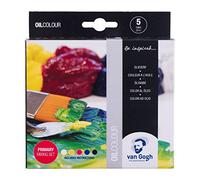 Van Gogh Oil Colour - Primary Mixing Set 5 x 20 ml - Haute Pigmentation Texture Beurrée - Inclut une brochure sur les couleurs à mélanger - Idéal pour les débutants et les professionnels