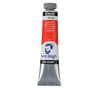 Van Gogh Oil Colour - Rouge azo moyen 393 - Tube de 20 ml - Semi-Opaque - Haute Pigmentation - Résistance à la lumière ++ - Série 1 - Texture beurrée