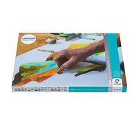 Van Gogh Pastels tendres Set paysage 48 couleurs - Pigments de haute qualité - Niveau étudiant-artiste - Idéal pour les détails et la couverture - Sans métaux lourds